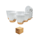 thumbnail image 1 of 7 Pcs Macetas De Plástico Con Riego Automático Para Plantas Lab.G Blanco, Café, 1 of 5