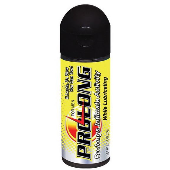 Body Action Prolong Male Pleasure Gel, Desensitizing Water Based Lubricant, 2.3 oz