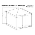 thumbnail image 2 of Winter cover 08'x08' for gazebo, 2 of 3