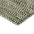 thumbnail image 3 of Addison Rugs Mayfield Premium Machine Washable Transitional Stripes Khaki Runner Rug, 2'3" X 7'6" Machine Washable Transitional Stripes Khaki Oversized Sherpa Throw Blanket, 3 of 6