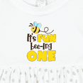 thumbnail image 4 of Inktastic It's Fun Bee-ing One Cute Bee First Birthday Girls Baby Dress, 4 of 5