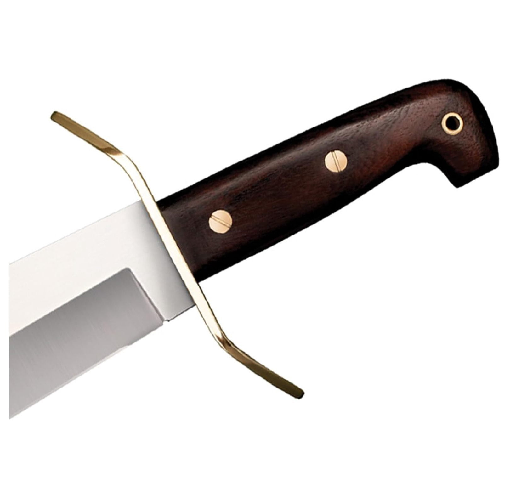 Wild West Bowie 10.75" 1090 High-Carbon Steel Clip Point Blade 5.25" Handle Fixed Blade Knife w/Leather Sheath