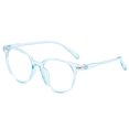 thumbnail image 2 of Besufy Women Glasses Frame,Unisex Transparent Spectacles Protection Clear Lens Eyeglasses Glasses Frame Transparent Blue, 2 of 7
