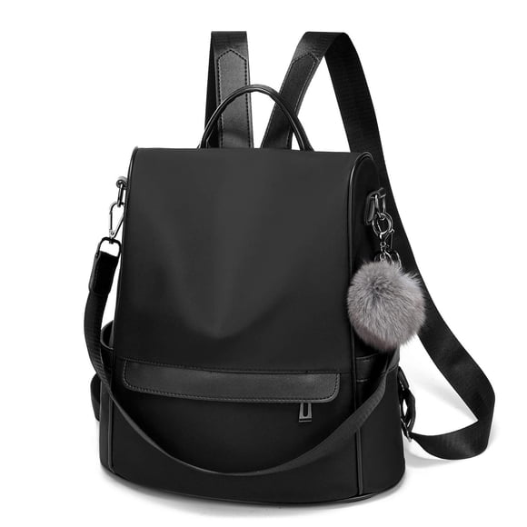 Mochila CHERUTY de nailon antirrobo, moda, viajes, color negro
