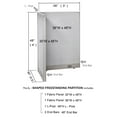 thumbnail image 2 of GOF L-shaped Freestanding Partition 30"D x 36"W x 48"H, Office Room Divider, Privacy Screen, Workstation Cubicle, 2 of 11