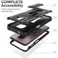thumbnail image 5 of FITO For Moto G Power 2021 Case, Phone Case with Screen Protector and Kickstand (Black), 5 of 6