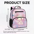 thumbnail image 7 of Jeiento Axolotl Preschool Backpack for Toddler Girls, 13.5 Inch Lightweight Kids Bag, 2 Front Zipper + 2 Mesh Side Pockets for Water Bottle & Toys, 7 of 7