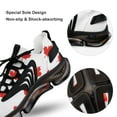 thumbnail image 7 of Maple-leaf-Red Walking Shoes for Men Woman Lightweight Tennis Fashion Elastic Sports Shoes Cushion Basketball Shoes, 7 of 7