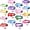 multicolor flower, variant on 16 PCS Cute Cat Collars Breakaway with Bell for Boy Cats and Girl Cats Gifts