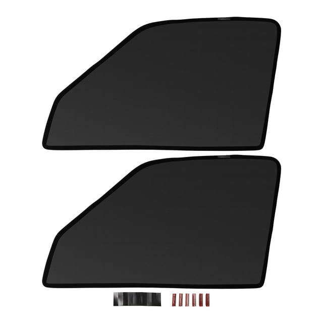 Cubierta de ventana para automóvil Unique Bargains para Nissan Serena C28 Series, parasol para parabrisas, red para el lado del conductor y pasajero, sombra negra
