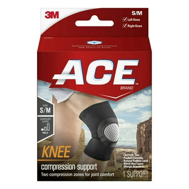 ACE Brand Adjustable Compression Knee Support, Right or Left Knee