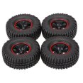 thumbnail image 2 of Paquete de 4 Neumáticos de Goma con Ruedas de 103 Mm para 1:10 Car Truck Accesorio , se describe como se describe Hugo Piezas de escala RC 1/10, 2 of 10