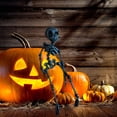 thumbnail image 3 of Décoration de Squelette d'Halloween Corps Entier Peut Tre Organisée avec des Os Réalistes Articulations Actives Accessoires de Cour d'Halloween Décoration Intérieure et Extérieure Ornement de Force Spécial Noël, 3 of 3