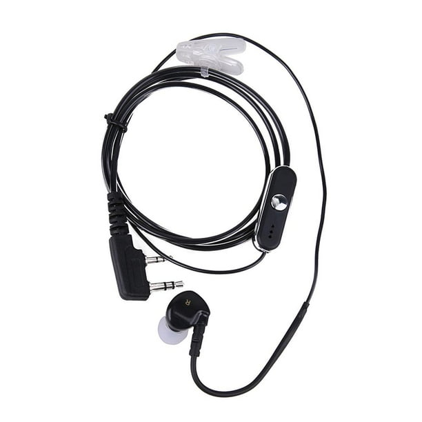 Auriculares Auricular deportivo de 2 pines Auricular negro Auricular para radios BAOFENG Retevis Hugtrwg Para estrenar
