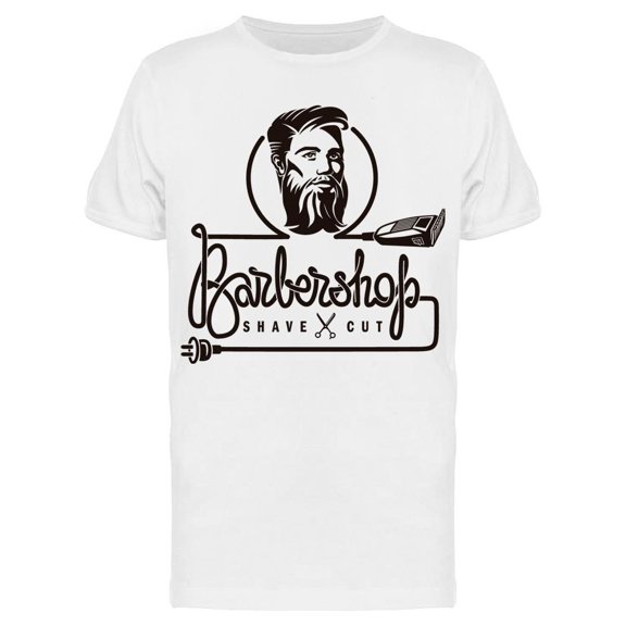Barbershop: Shave X Cut Tee Men's -Image by Shutterstock