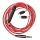 thumbnail image 5 of Cable para auriculares cable resistente de cobre y oxígeno 25 cable extensible ergonómico de 512 pulgadas para CKR90 CKR100 LS50 LS70 para Technica CKS1100 E40, 5 of 8
