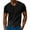 Black, variant on cfhntfmh Men's Summer T-Shirts Corduroy V Neck Ribbed Knit Stretch Casual Basic Shirts Summer Plain Solid Tops Tee