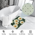 thumbnail image 3 of Daisy Non-Slip Polyester Office Mat Chair Rug - Machine Washable Office Rug, 3 of 6