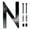 color N, variant on PPgejGEK 6-Inch Full Perforated Modern Floating House Number Sign Acrylic Alphabet Address Plaque for Door Wall Mailbox Weather Resistant