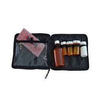 CURMIO Medicine Organizer Bag, Pill Bottle Carrying Case for Medication  Bottles and Medical Supllies, Red (Bag Only）