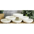 thumbnail image 5 of White Porcelain Contemporary Condiments Soy Sauce Dipping Plate or Dish Set of 6, 5 of 6