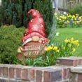 thumbnail image 4 of Christmas Yard Signs, Metal Gnome Santa Claus Reindeer Angel Stakes, Xmas Decorative Garden Stakes for Holiday Yard Lawn Outdoor Decoration, 4 of 9