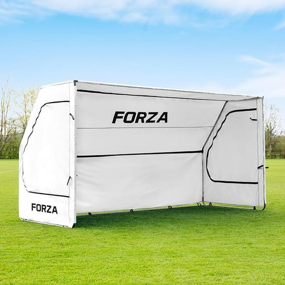 FORZA Portable Team Shelter | Durable Steel Frame Shelter for Sports Teams – Optional Benches & Multiple Colors