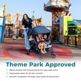 thumbnail image 6 of Foundations Gaggle Odyssey 4-Seat Quad Stroller, Reclining Bench Seats with Canopy, Black​, 6 of 9