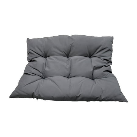 40 X 31 Gray Soft Replacement Cushion Pillow Pad Seat Cover For Egg Wicker Swing Chair