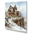 thumbnail image 2 of Designart "Vineyard In Winter Splendor I" Vineyard Canvas Wall Art, 2 of 7