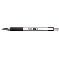 thumbnail image 2 of Zebra Pen F-301 Retractable Ballpoint Pen, Stainless Steel Barrel, Bold Point, 1.6mm, Black Ink, 12-Pack, 2 of 3