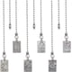 thumbnail image 1 of 12 piezas de 6 estilos de cartas del Tarot para ventilador de techo, cadena extensora, colgante ajustable, decorativo, conector de extensión de 12,6 pulgadas, bola de repuesto, adorno colgante, 1 of 9