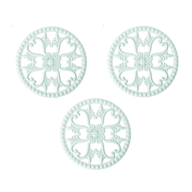 Tapetes retro de silicona para el hogar, tapetes aislantes de silicona, manteles individuales, tapetes para platos, resistentes a altas temperaturas de grado alimenticio.