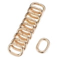 thumbnail image 1 of Unique Bargains Gold Tone Oval Buckles Iron Electroplating (10 Pack), 1 of 4