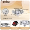 thumbnail image 6 of Yndra Heart Birthstone Ring for Women,Silver Plated CZ Promise Ring,Heart Engagement Ring, Valentine’s Day Birthday Christmas Mother’s Day Jewelry Gift for Women Wife Mom Girlfriend, 6 of 10