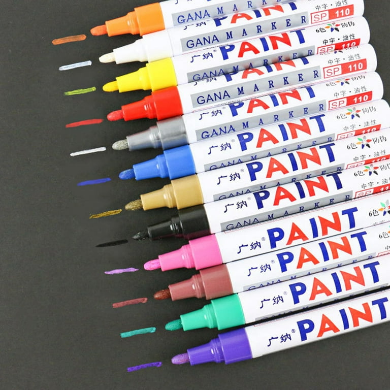 Oil Based Paint Markers Posca Pens Full Set Paint Markers For Gold