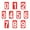 red, variant on funtasica Score Keeper Practical Table Score for Football Badminton Basketball grey
