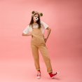 thumbnail image 2 of Vjnyvs 4-Piece Plush Khaki Bear Ears Headband Set,Tail, Bow Tie & Nose Kit, Khaki, 1 Set, 2 of 7
