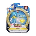 thumbnail image 2 of Sonic The Hedgehog Figura de acción de 4 pulgadas, Sonic moderno con Yellow Chaos Emerald, Sonic The Hedgehog Sonic The Hedgehog, 2 of 5