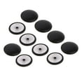 thumbnail image 3 of 2x Botones de Vástago Cubiertos de material cuero Artificial Botones de Negros para de Ropa O Manualidades, 10 Piezas Hugo Botones redondos de costura de 25 mm, 3 of 7