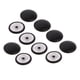 thumbnail image 3 of 2x Botones de Vástago Cubiertos de material cuero Artificial Botones de Negros para de Ropa O Manualidades, 10 Piezas Hugo Botones redondos de costura de 25 mm, 3 of 7