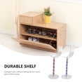 thumbnail image 4 of MasteelfCA 2pcs Creative Acrylic Shoes Display Rack Sandals Showing Stand (Random Color), 4 of 7