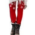 thumbnail image 2 of AOOCHASLIY Womens Christmas Pants Womens Fashion Casual Printed Tight Leggings High Waist Long Pants, 2 of 5