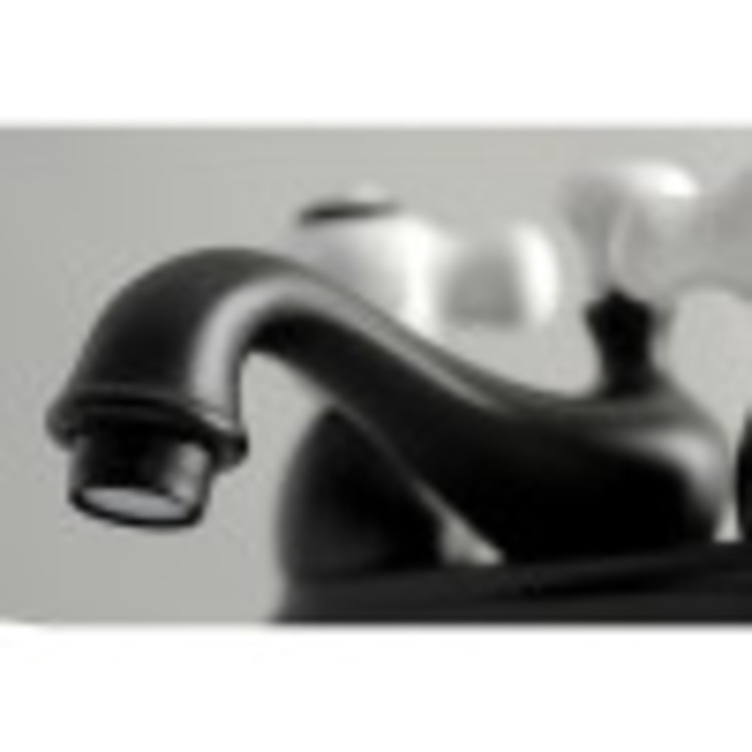 Kingston Brass KS3600PX 4 in. Centerset Bathroom Faucet, Matte Black
