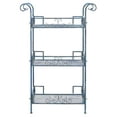 thumbnail image 5 of SAFAVIEH Noreen Contemporary Outdoor Patio 3 Tier Shelf, Antique Blue, 5 of 11