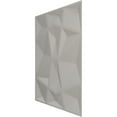 thumbnail image 4 of 19 5/8"W x 19 5/8"H Niobe EnduraWall Decorative 3D Wall Panel, Universal Pearl Metallic Sea Mist (Covers 2.67 Sq. Ft.), 4 of 6