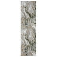 thumbnail image 4 of Luxe Weavers Marble Swirl Collection Green Abstract Area Rug 2x7, 4 of 8