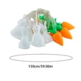 thumbnail image 3 of USB Easter Bunny Carrot Fairy String Lights – 1.5/3/6m Decorative LED Lights for Indoor Home Mantle Balcony Party Decor, 3 of 6