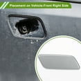 thumbnail image 3 of Front Right Side Bumper Headlight Washer Nozzle Cover Cap for Toyota Prado 2012-2015 Silver Tone Bumper Trim Nozzle Cover 1 Pc, 3 of 7