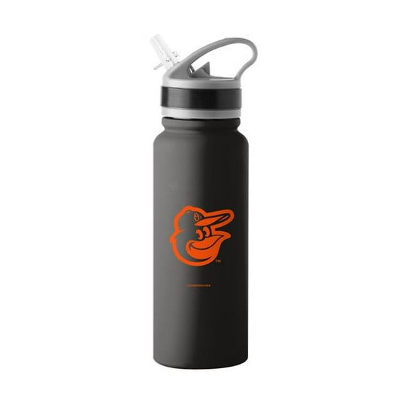 Logo Brands 504-S25UFTB-8 Baltimore Orioles 25 oz Stainless Single Wall Flip Top Bottle